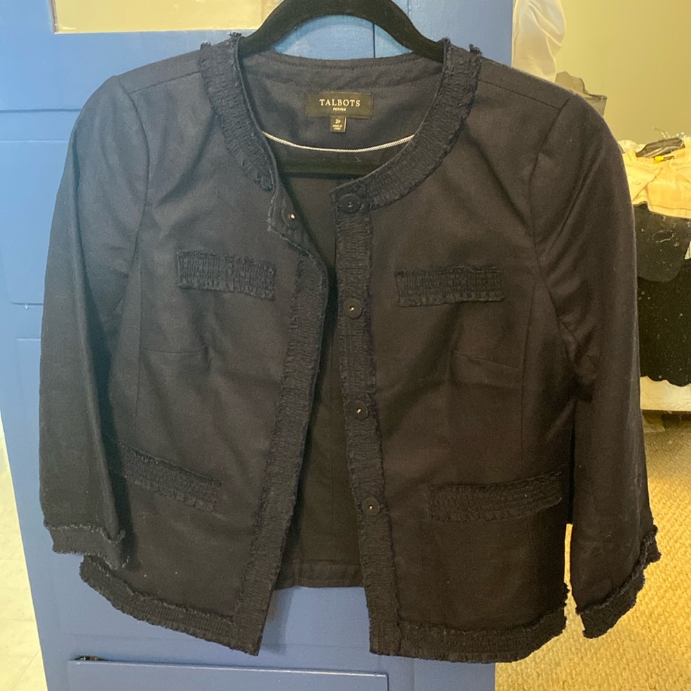 Talbots 2P navy jacket